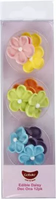GoBake Bright Assorted Daisy Dec Ons